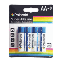 Polaroid Super Alkaline Batteries AA-8PK