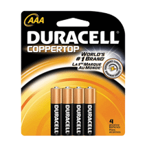 2400B4Z Duracell Alkaline Battery AAA-4