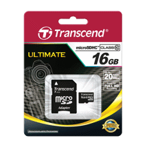 Transcend Micro SD Card 16GB 300S Class 10