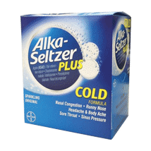 Alka Seltzer Plus Cold 2ct Dispenser Box