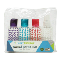 Travel Bottle Set TSA Approved 4Ct